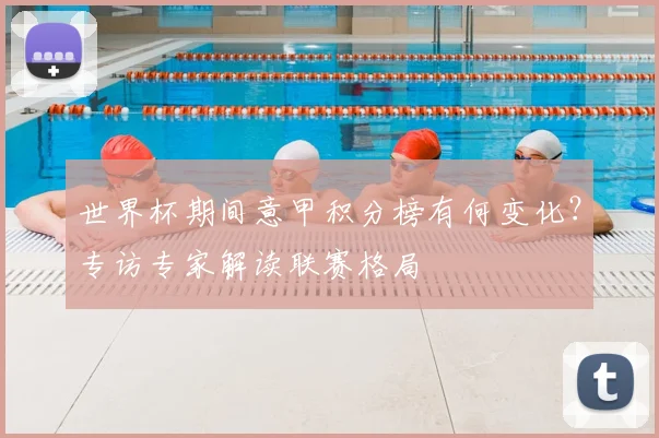 世界杯期间意甲积分榜有何变化？专访专家解读联赛格局